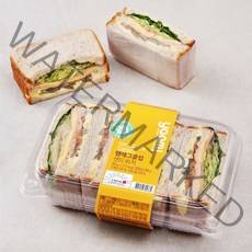 얌 햄에그 클럽 샌드위치, 490g, 1개