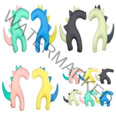 드로잉베이비 공룡 바디필로우 항균 바디쿠션겸 수유쿠션, 차콜블랙