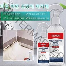 에코후레쉬 타일 벽면 곰팡이 제거제 욕실 화장실 청소세제 곰팡이제거제, 벽면 곰팡이 제거제(100ml) ×2