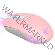 앱코 HACKER 프로페셔널 게이밍 마우스, A660 3325, 핑크