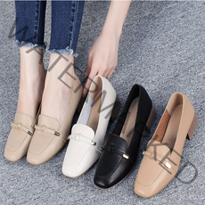 행텐 여성 양가죽 발편한 푹신푹신 플랫 슈즈 로퍼 단화 정장구두 526-1