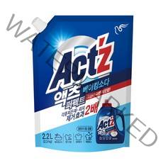 액츠 퍼펙트 베이킹소다 액상세제 리필, 2.2L, 1개