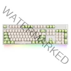 COX CY104 RGB BAR 게이트론 기계식 키보드 황축, 일반형, 크림그린