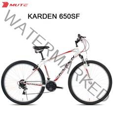 (완조립) 2021 지오닉스 뮤트 카르덴650SF 27.5인치 21단 MTB 자전거, 블랙/레드