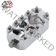 오토바이 시프터 페그 발가락 기어 시프트 브레이크 풋 레스트 초퍼 보버 할리 투어링 스포스터 XL 883 12, 01 Chrome