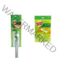 스카치브라이트 퀵 스위퍼 극세사 막대 걸레 + 리필 2p, 1세트