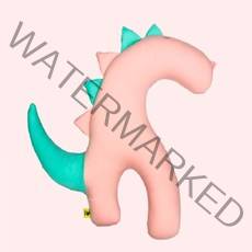 조아라샵 항균 셀프 공룡 수유쿠션 신생아 바디필로우 아기쿠션, 차콜블랙