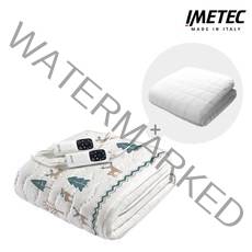 [2022년형] 이메텍 프리미엄 안심 순면 전기요 더블 IMC-834 (노루)+화이트 면 전용커버