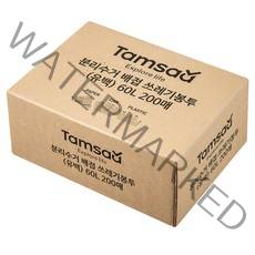 탐사 분리수거 배접 비닐 봉투, 60L, 200매, 화이트