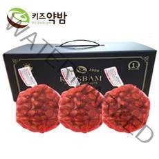 (ISO인증)추석필수-건강간식 키즈약단밤3kg 선물세트, 1box, 키즈약밤 3kg 선물세트