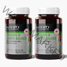 인테로 비타민B 컴플렉스 복합 비타민B군, 101.79g, 2개