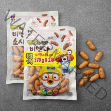 목우촌 뽀로로와 친구들 비엔나소시지, 270g, 2개