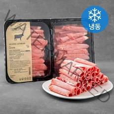 [쿠팡수입] 파머스컷 호주산 샤브샤브용 소고기 (냉동), 500g, 2개