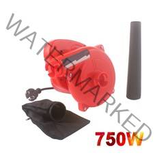 컴프레셔 에어건 송풍기 1000w 220v 전기 손 집진기 컴퓨터 헤어 드라이어 가정용 집진기 고전력 먼지 부는 도구, 협력사, 750w 레드, 에게