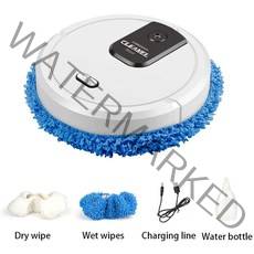 로봇 진공 청소기 충전식 지능형 스윕 가습 스프레이 3 In 1 걸레, 하얀, 협력사
