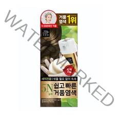 미쟝센 쉽고 빠른 거품 염색 새치전용, 5N 갈색, 1개