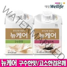 [대상웰라이프] 뉴케어 구수한맛 검은깨맛 아셉틱 200ml x 30팩, 구수한맛 15팩+고소한검은깨 15팩