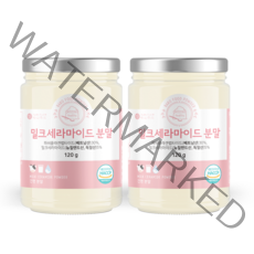 바로푸드 밀크 세라마이드 분말 120g, 2통