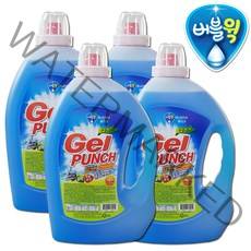 버블윅 겔펀치 액체세제 3100ml X 4개 세탁세제