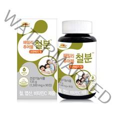 비타민뱅크 패밀리 츄어블 철분 크랜베리맛, 90정, 1개