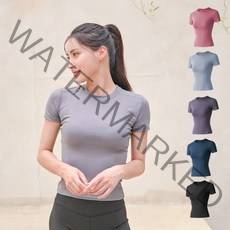 [2개1세트] SABU 요가 필라테스 반팔 티셔츠