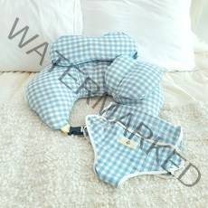 온아이 편안한 자세 올인원 역류방지 수유쿠션 B10, 기본세트, 핑크(대나무섬유)