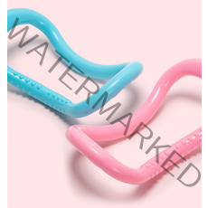 엠보스 돌기형 요가링 스트레칭 마사지링 멀티요가링 필라테스링 써클링 지압형 젠링 안마링 요가용품, 옐로우