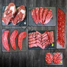 [쇠고기집] 국내산 프리미엄 1등급 냉장 소고기 부위 12종 단품/세트 골라담기 육즙충만 구이용