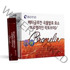 보뚜 베타글루칸 곡물발효 효소 브로멜라인 락토브이 30p, 1개, 75g