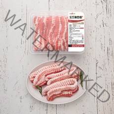 도드람한돈 1등급 칼집 삼겹살 구이용 (냉장), 1kg, 1개
