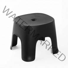 욕실의자 욕실스툴 목욕의자 심플 화장실의자 블랙 2108029EA, 1