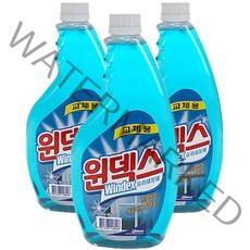 존슨 윈덱스 유리세정제 교체용, 660ml, 3개