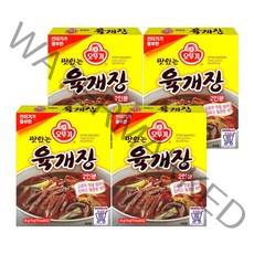 오뚜기 맛있는 육개장, 4개, 38g