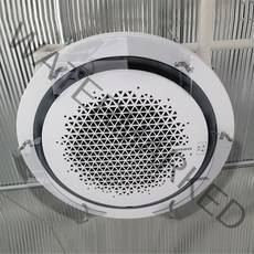 에어컨닥터 에어컨바람막이 윈드바이저, 택배/설명서 참조, 천장형 삼성 360 원형 1세트 3개