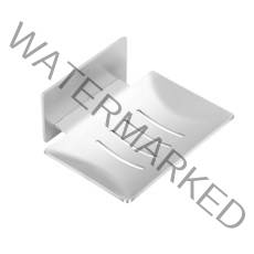 바나나랜드 호텔식 무타공 접착 스테인리스 욕실 비누거치대, 1개