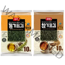 양반 들기름＋참기름 전장김 20gx20 Yangban Roasted Laver 20gx20