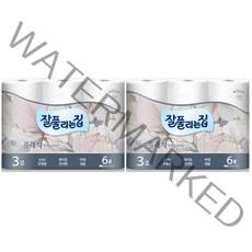 잘풀리는집 클래식 3겹 퀄팅 롤화장지 25 m, 12롤, 16개