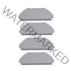 HEPA 필터 Qihoo 롤 메인 브러시 사이드 브러시 걸레 걸레 360 S10 X100 MAX 로봇 식 진공 청소기 예비 부, 10 4 pcs