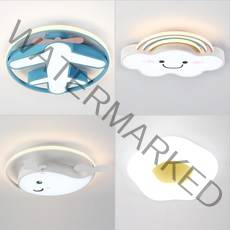 삼성칩 키즈 LED방등 50W 60W, 플라인 방등 LED50W