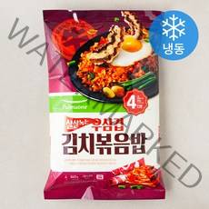 풀무원 살살녹는 우삼겹 김치볶음밥 4인분 (냉동), 1개, 840g