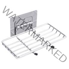 생활공식 스테인리스 무타공 비누받침대, 실버, 1개