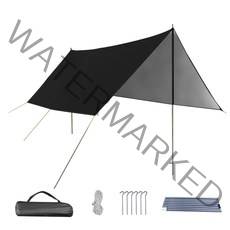 리틀포레스트 블랙미니타프 풀세트 3x3m, 블랙