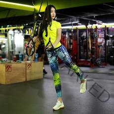 조이할리 NEW 빅사이즈 드라이핏 (상의+레깅스) 2PCS 요가복 상하의 세트