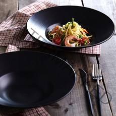 다소다 접시세트, 까망, 파스타접시 27 cm x 2p + 줄 소스볼, 1세트