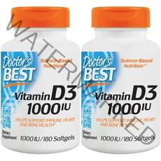닥터스베스트 비타민 D3 1000 IU 소프트젤, 180개입, 2개