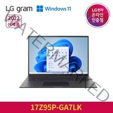 LG전자 2022 그램, 옵시디안 블랙, 17Z95P-GA7LK, 코어i7, 512GB, 16GB, WIN11 Home