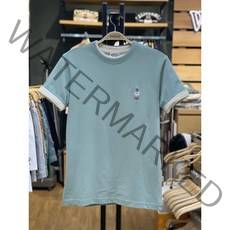 후아유 스티브 왼가 자수 티셔츠 WHRAB2102UMI