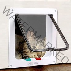 펫도어 방묘문 견 개 캣 문 2종 강아지 고양이 출입문 칸막이 구멍 안전망, 마이펫 도어, 화이트