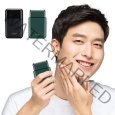 휴대용 USB 충전식 자동면도기 건식 미니 전기 전동 V390 트리머 차량용 여행용, V390 블랙