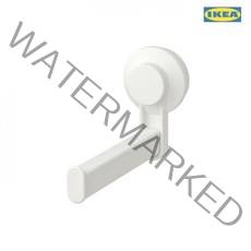 이케아 TISKEN 티스켄 흡착식휴지걸이/화장실/욕실용품/휴지, 화이트_203.812.92